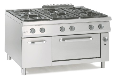 Cucina a gas Ata sei fuochi con forno gas - Attrezzature ed ... Cucina a gas Ata sei fuochi con forno gas - Attrezzature ed ...