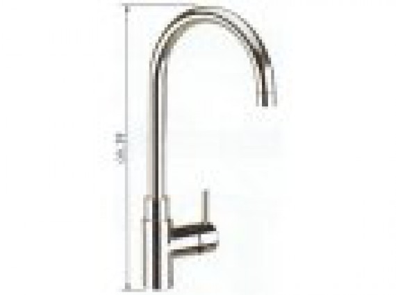 Miscelatore inox con canna alta mod.TN 8473