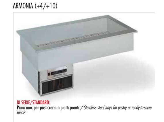 Vasca refrigerata Drop-in da incasso Armonia 4