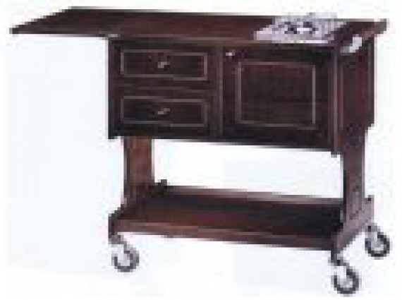 Carrello flambč CL 2750 due fuochi.