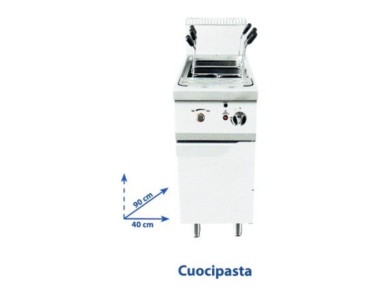 Cuocipasta singolo TN9N4U-M con cestelli