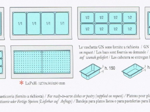 Carrello refrigerato modello Delizie. - 1