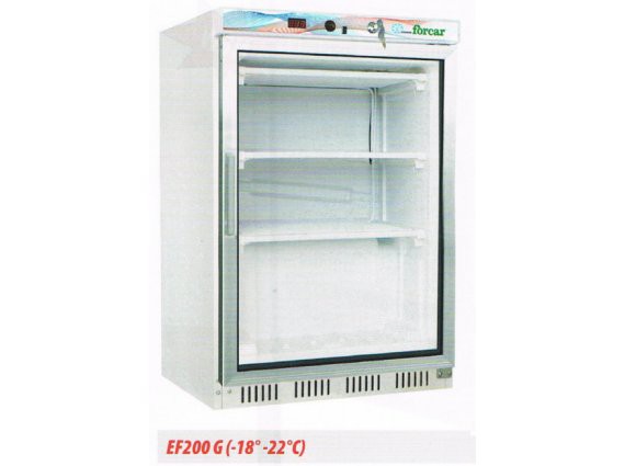 Frigorifero inox Forcar litri 130 G-EF 200G - 18/-22°.