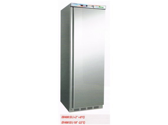 Frigorifero inox Forcar litri 340 G-ER 400SS  + 2/+8°.