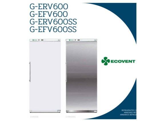 Frigorifero inox Forcar ventilato G-ERV600SS 0/+8° litri 509