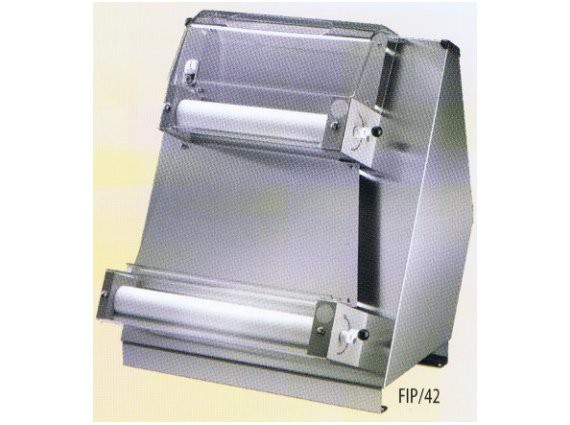 Stendipizza a rulli paralleli Fimar FIP42N per pizza al taglio.