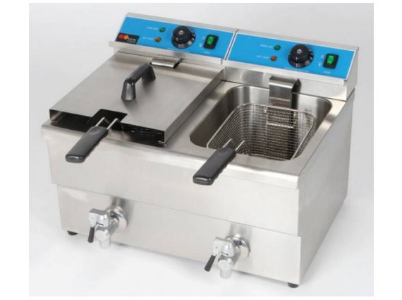 Friggitrice elettrica doppia FRI8X2-WT litri 8+8