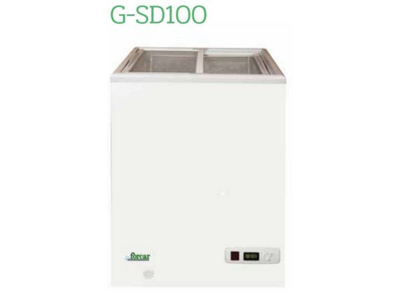 Congelatore vetri scorrevoli Forcar mod. G-SD100S 97 litri.