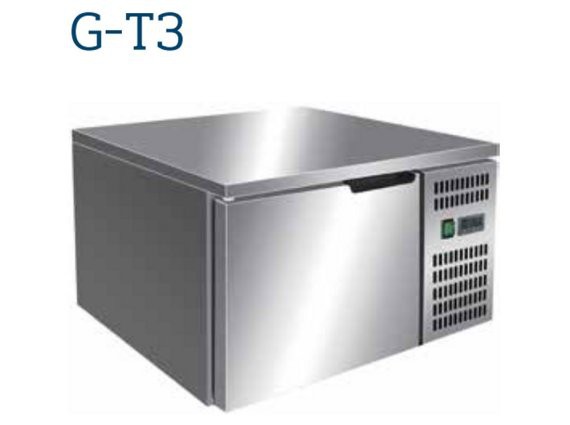 Abbattitore di temperatura da banco 3 teglie GN 2/3 G - T3.
