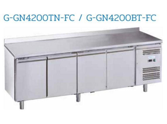 Banco refrigerato Forcold Gastronorm quattro porte G-GN4200TN-FC.