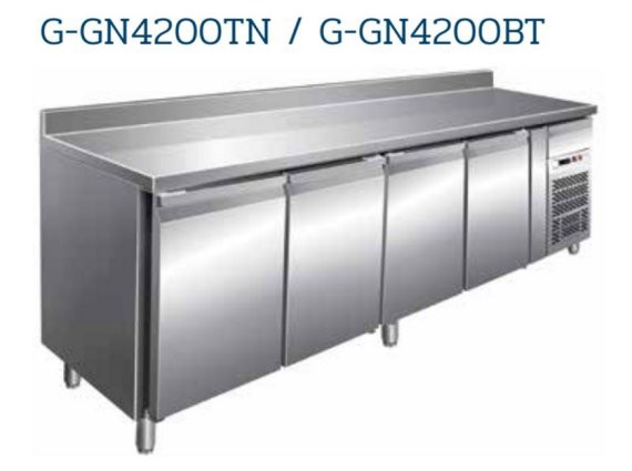 Banco refrigerato Forcar Gastronorm quattro sportelli G-GN4200BT.
