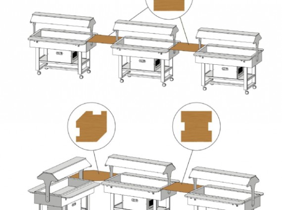 Carrello refrigerato Forcar mod. CLR 2827N. - 1