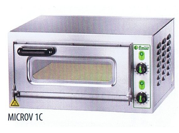 Forno per pizza elettrico Fimar mod. MicroV 1C porta con vetro