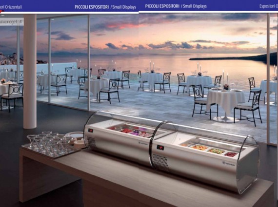 Vetrinetta da banco Microgel 4 GN +2/+8° - 1