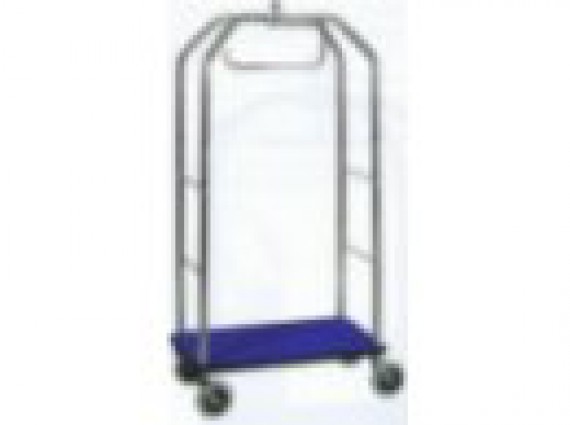 Portavaligie con appendiabiti cromato PV 4064.