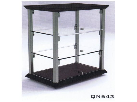 Vetrina neutra Quadro tre piani QN743 wengè.