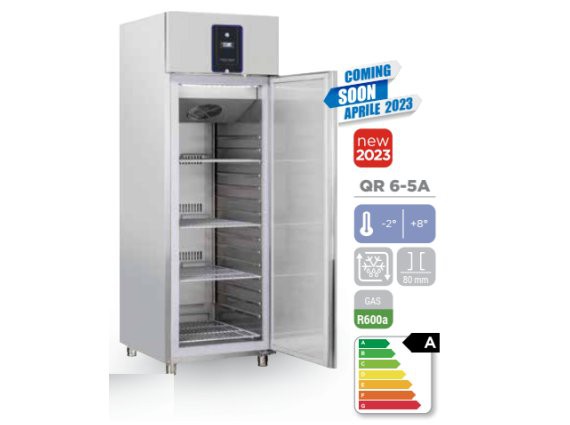Frigorifero QR 6-5A inox 546 litri, - 2 /+8° classe A.