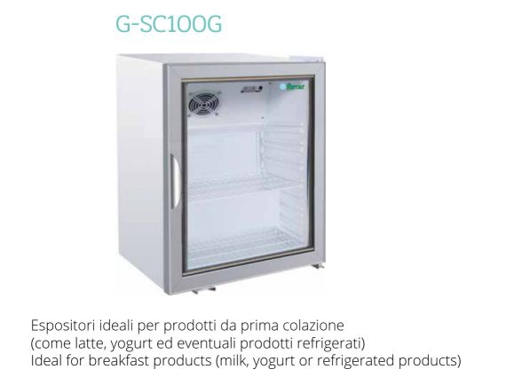 Vetrina refrigerata da banco G-SC100G