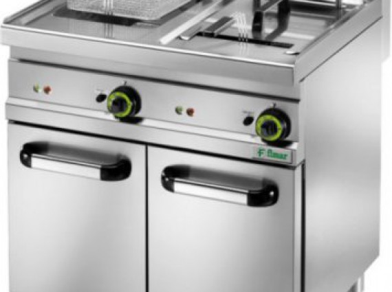 Friggitrice elettrica Fimar a mobile litri 18+18 mod. SFM/18D