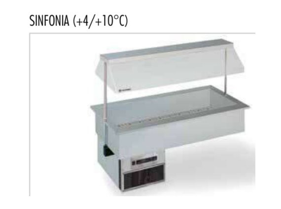 Vetrina refrigerata Drop-in da incasso Sinfonia 4