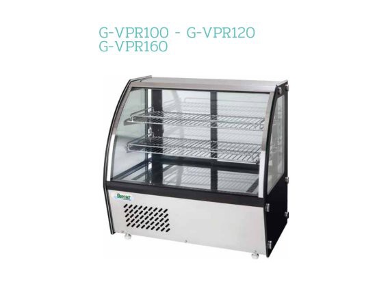 Vetrinetta refrigerata inox G - VPR100.