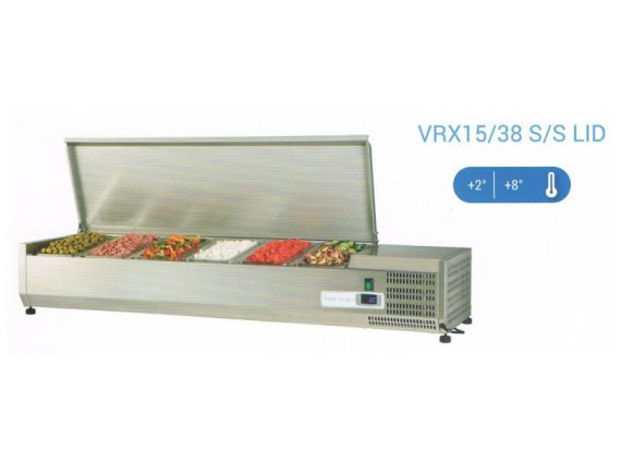 Vetrina refrigerata per banco pizza VRX14/33 S/S