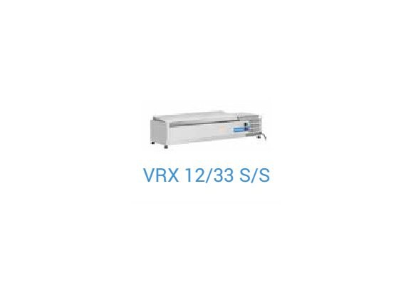 Vetrina refrigerata per banco pizza VRX12/33 S/S