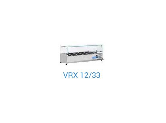 Vetrina refrigerata per banco pizza VRX12/33.