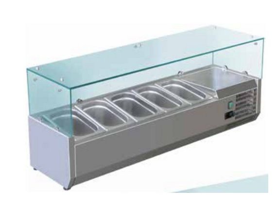 Vetrina refrigerata per banco pizza G-VRX1200/330.