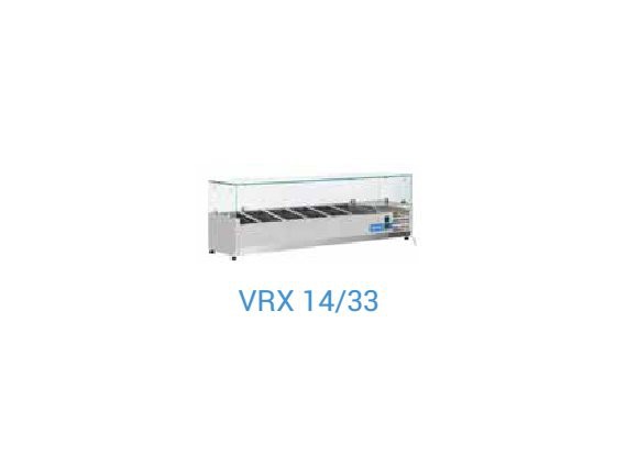 Vetrina refrigerata per banco pizza VRX14/33.