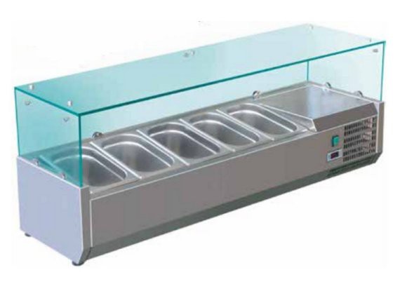 Vetrina refrigerata per banco pizza G-VRX1400/380.