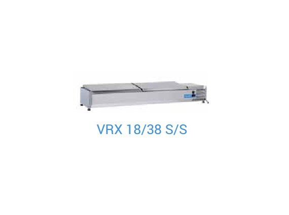 Vetrina refrigerata per banco pizza VRX18/38 S/S