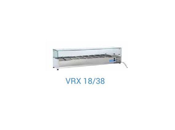 Vetrina refrigerata per banco pizza VRX18/38.