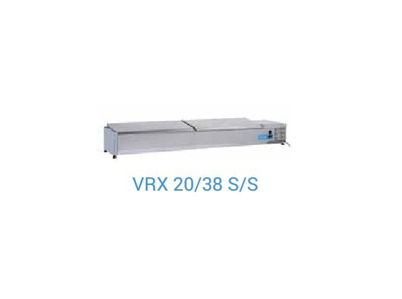 Vetrina refrigerata per banco pizza VRX20/38 S/S