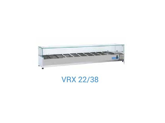 Vetrina refrigerata per banco pizza VRX22/38.