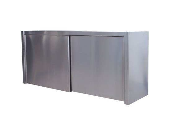 Pensile inox con ante scorrevoli cm.80-200.